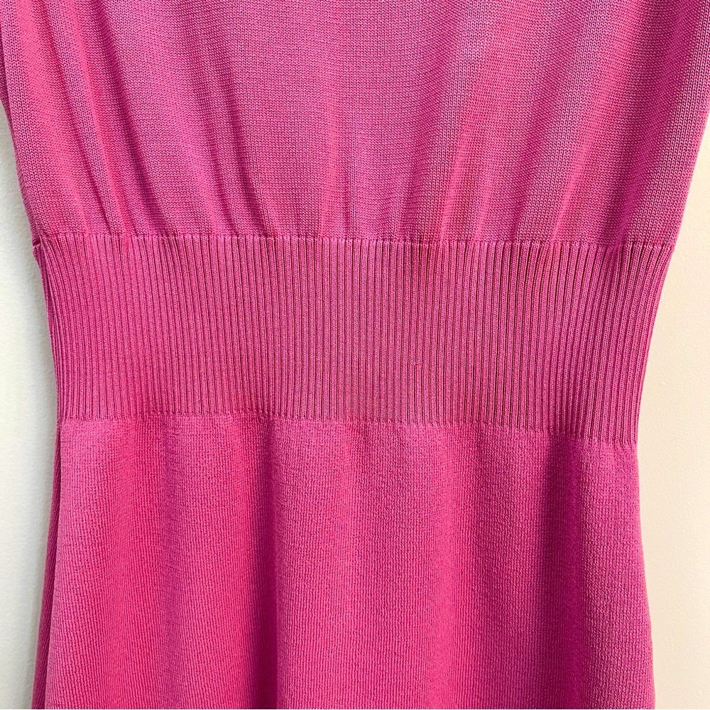 Eva Mendes for New York & Company Sleeveless Blouson Tied V-Back Knit Dress - XS - Picture 10 of 13